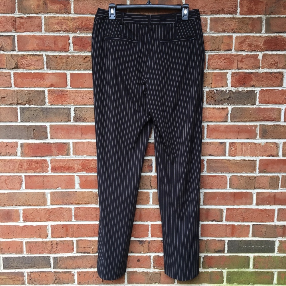 Lizgolf Black Pin Striped trousers Sz 6 - Picture 5 of 8